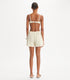New Ivory - Terry Jacquard Logo Short - GLAM MODA